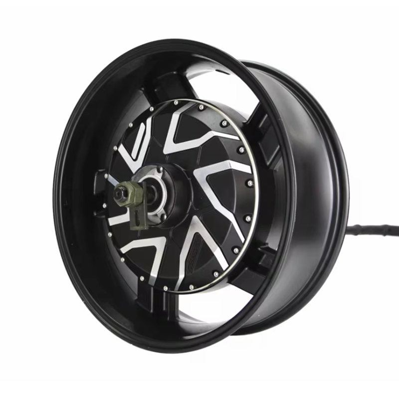12000W Electric Motorcycle Hub Motor - Motor qs 12000w 17x6.0 polegadas v412kw