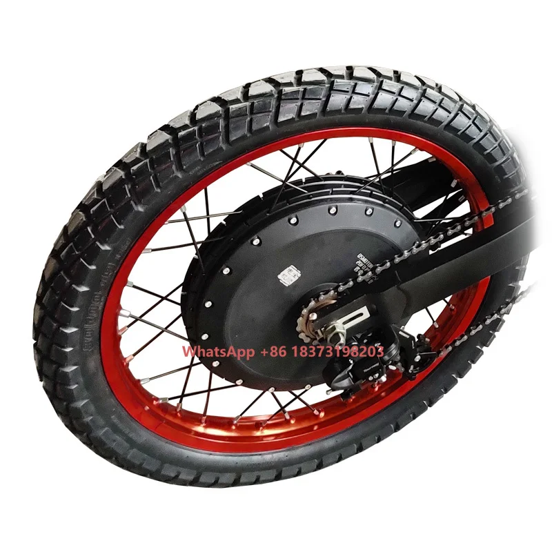 12000W Electric Motorcycle Hub Motor - Kit de conversão elétrica para motocicleta/bicicleta