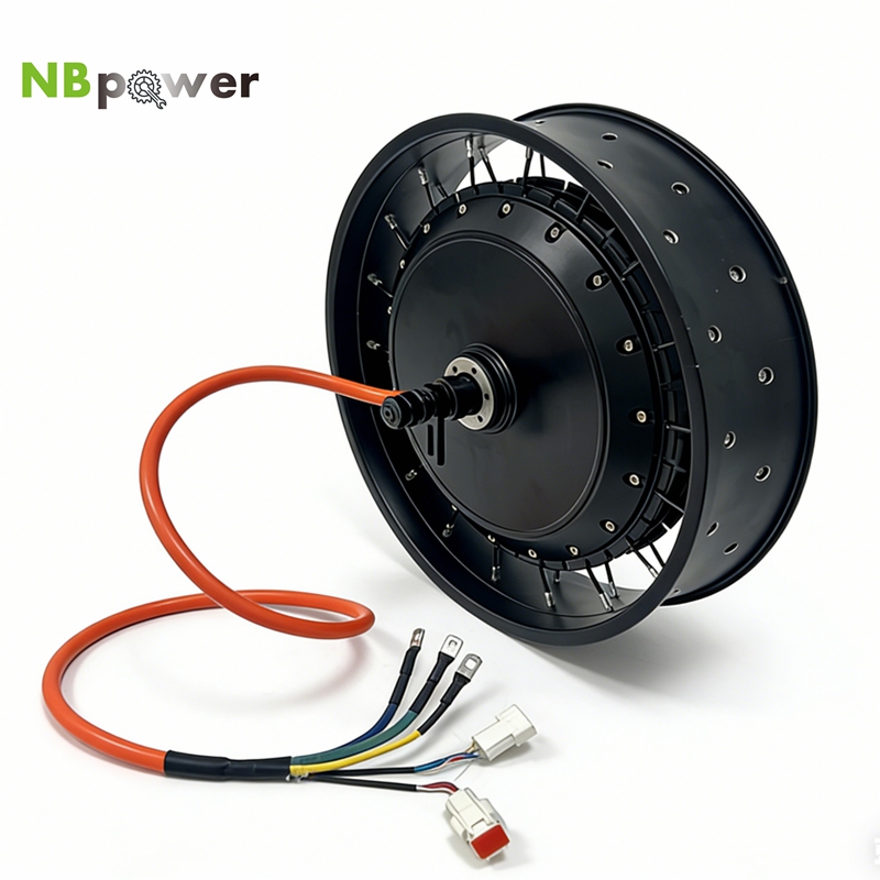 72V 8000W Brushless Hub Motor - Nbpower/qs 273 40h 48-96v avaliado 72v
