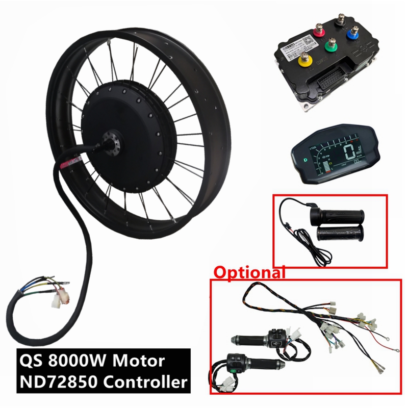 Kit de Bicicleta Elétrica NBpo - 72V 8000W Brushless Hub Motor avaliação e preço