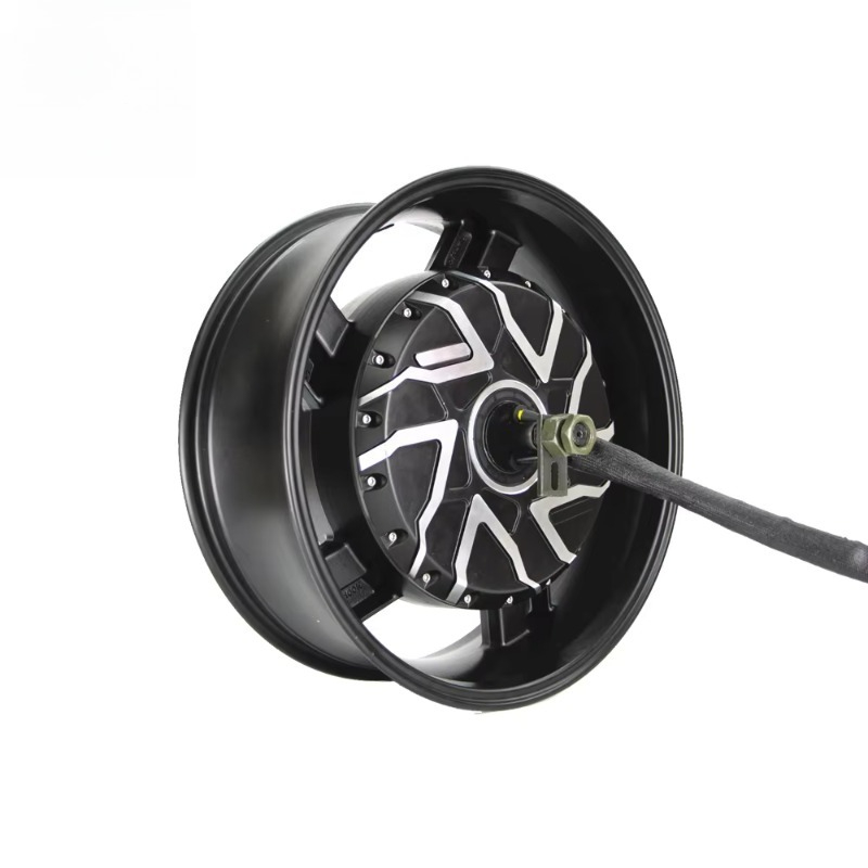 QSMOTOR 17X6.0 Polegadas 273 1 - 12000W Electric Motorcycle Hub Motor avaliação e preço