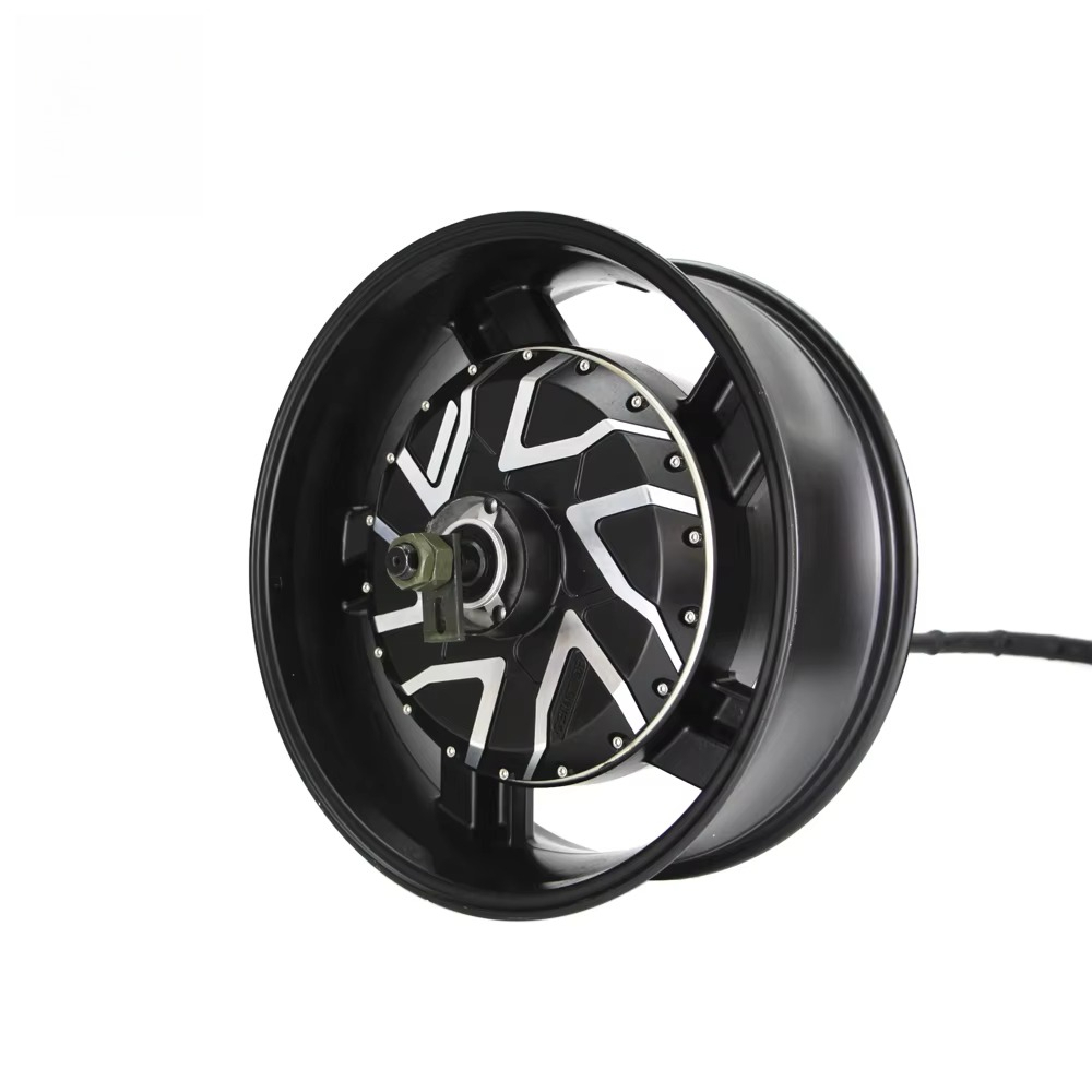 Venda quente: 17x6.0 Polegada  - 12000W Electric Motorcycle Hub Motor avaliação e preço