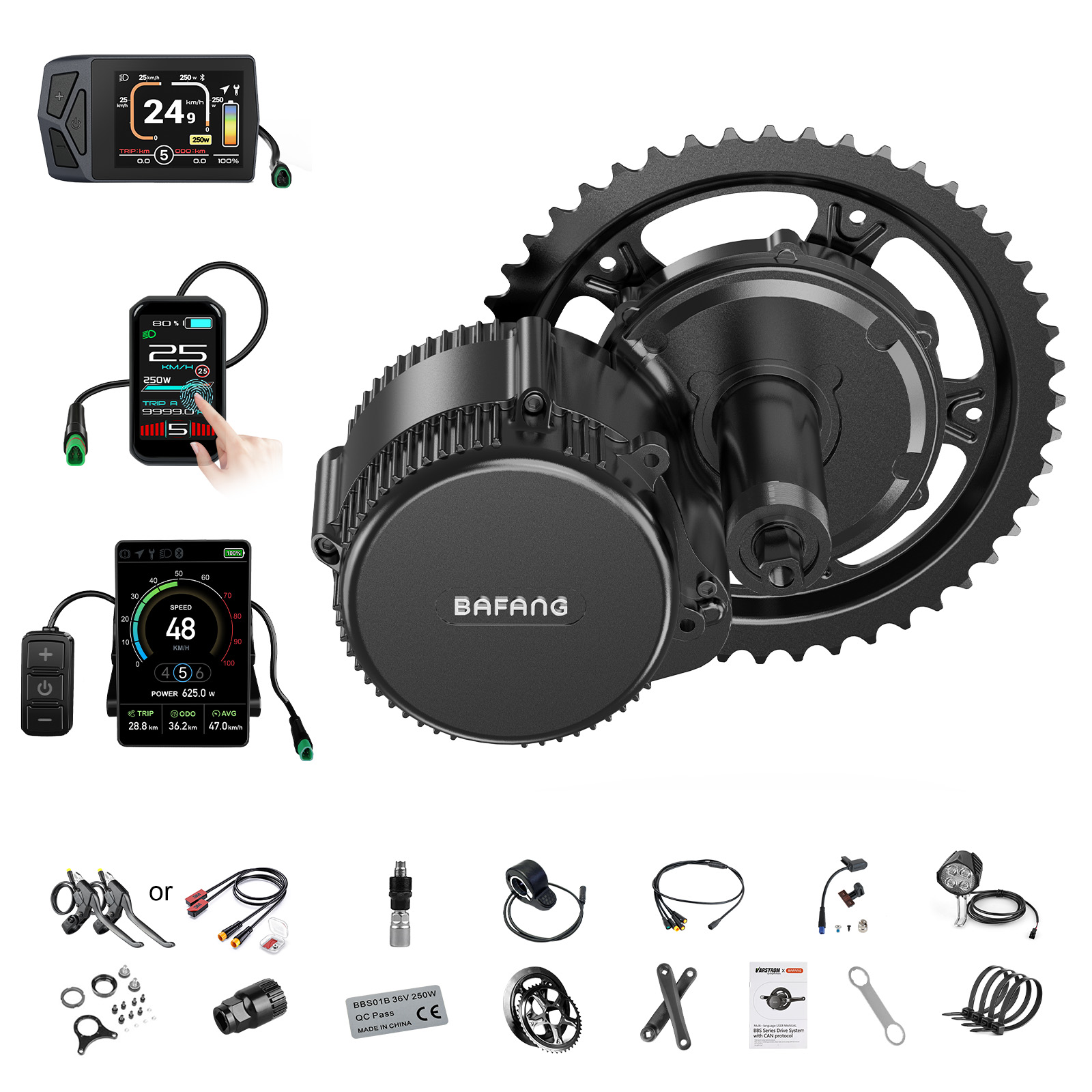[Envio Local EUA] Kit Motor Ce - Central Motor Kit With Torque Sensor 500W avaliação e preço