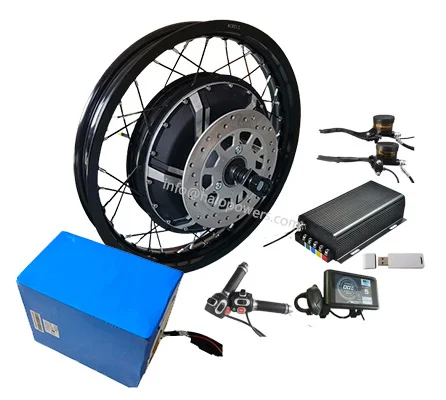 72v 96v qs 273 v3 12000w 15000 - 12000W Electric Motorcycle Hub Motor avaliação e preço