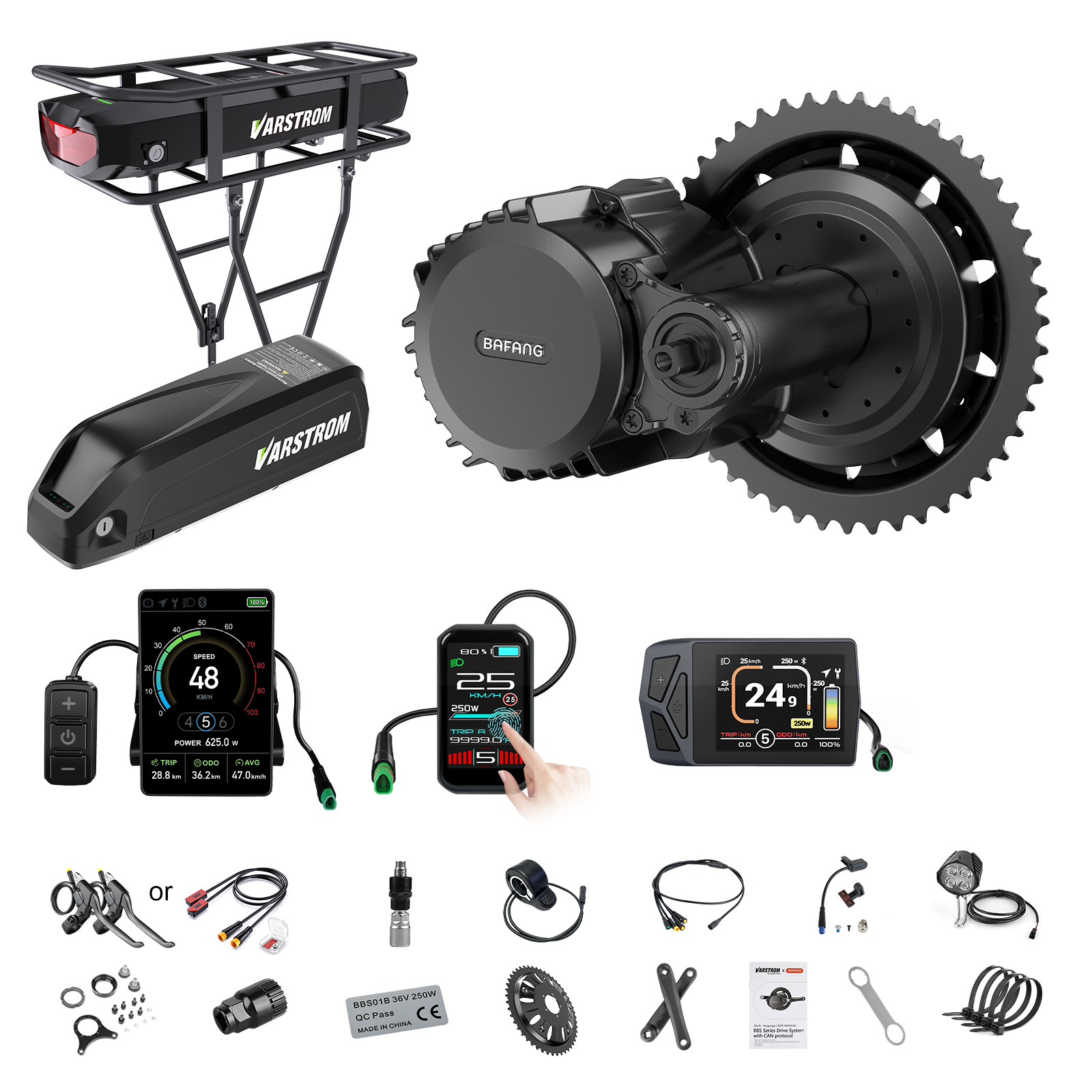 [Envio dos EUA] Kit de Motor C - Torque Sensor Mid Drive Motor Kit avaliação e preço