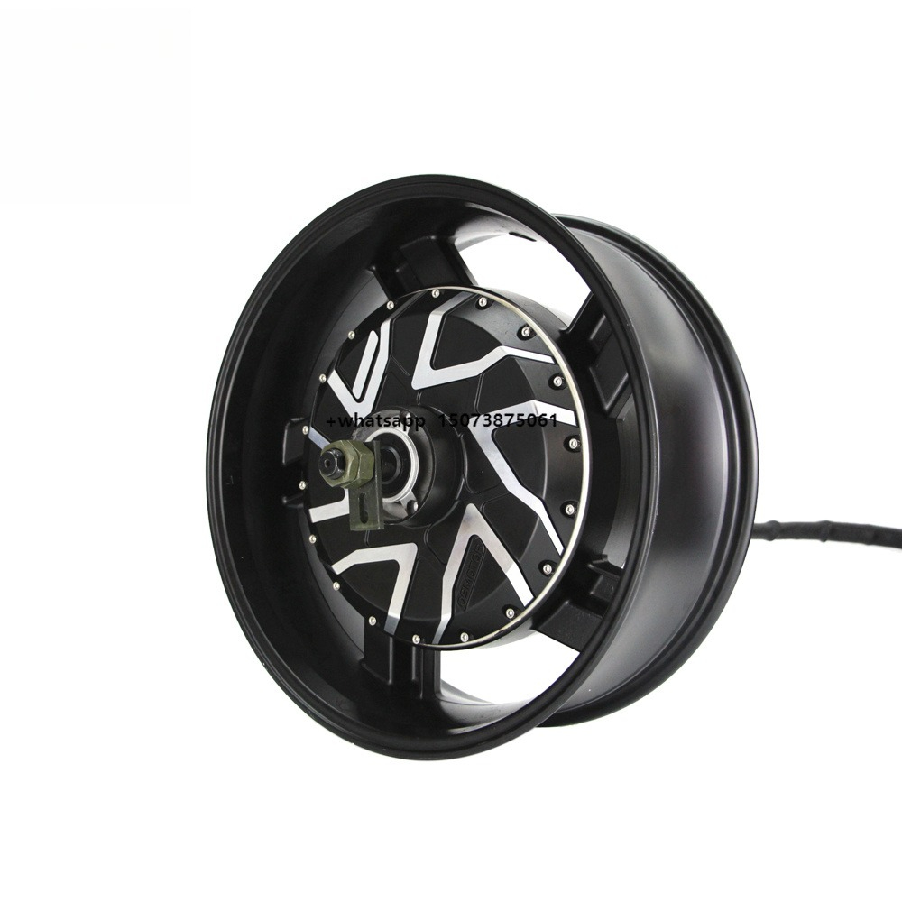 QSMOTOR 17X6.0 Polegadas 273 1 - 12000W Electric Motorcycle Hub Motor avaliação e preço