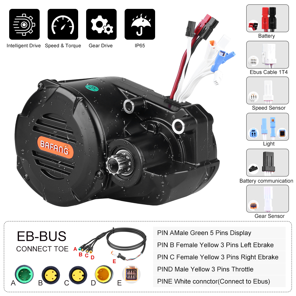 Kit de conversão para biciclet - Mid Drive Conversion Kit 1000W avaliação e preço